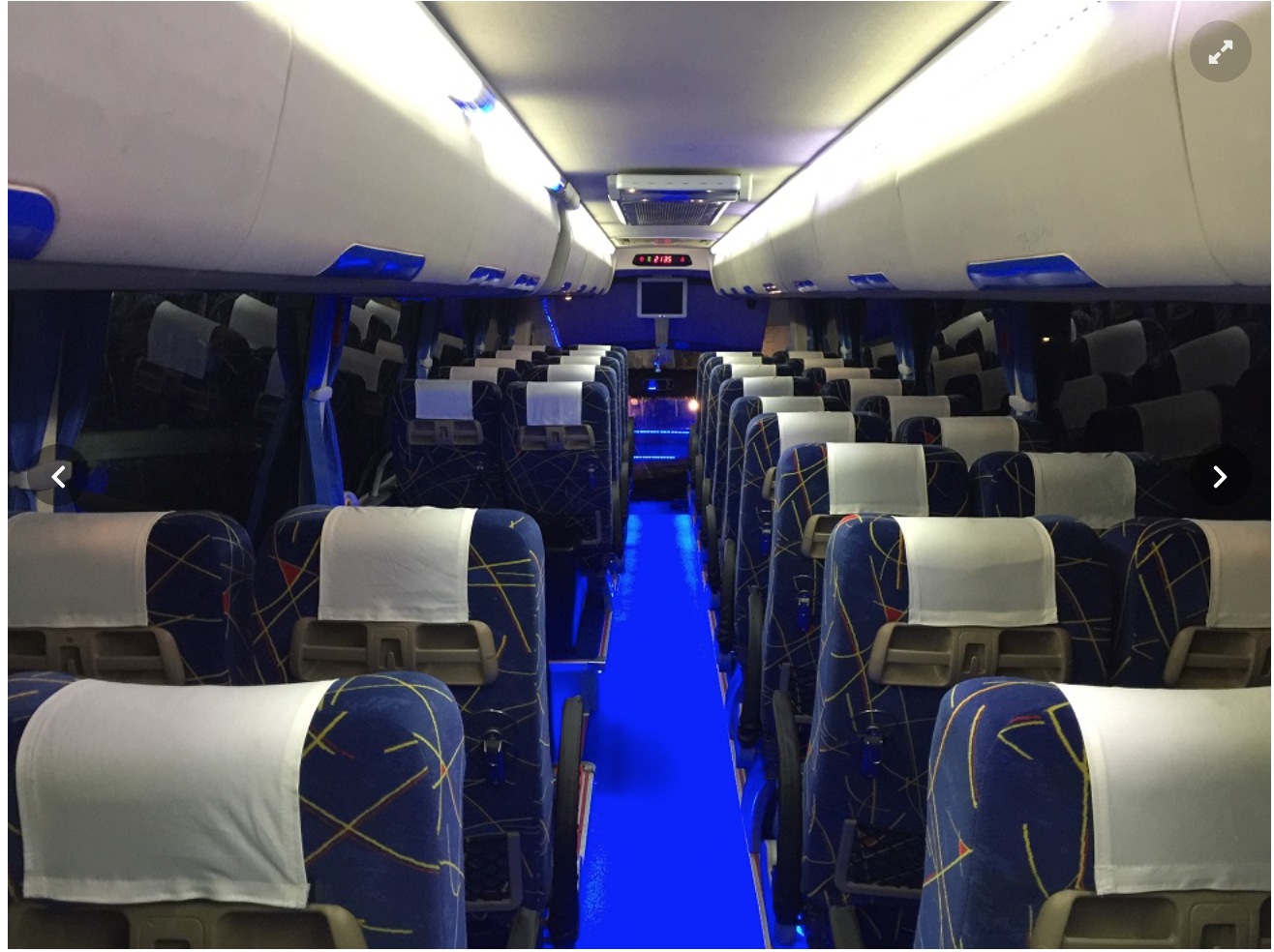 KG Tours interior — travel smarter