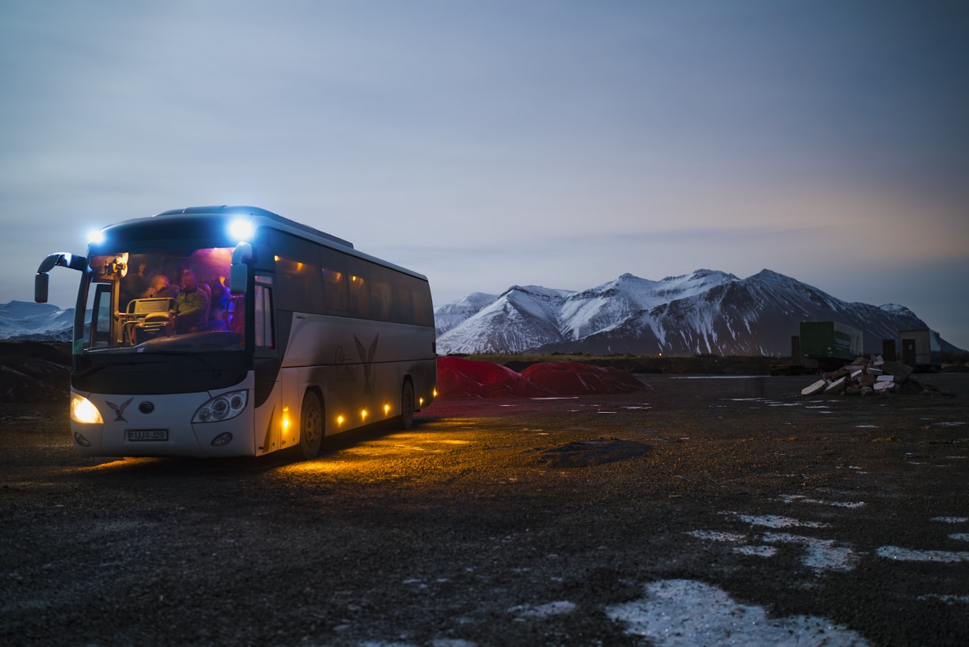 Passengers traveling comfortably on a coach