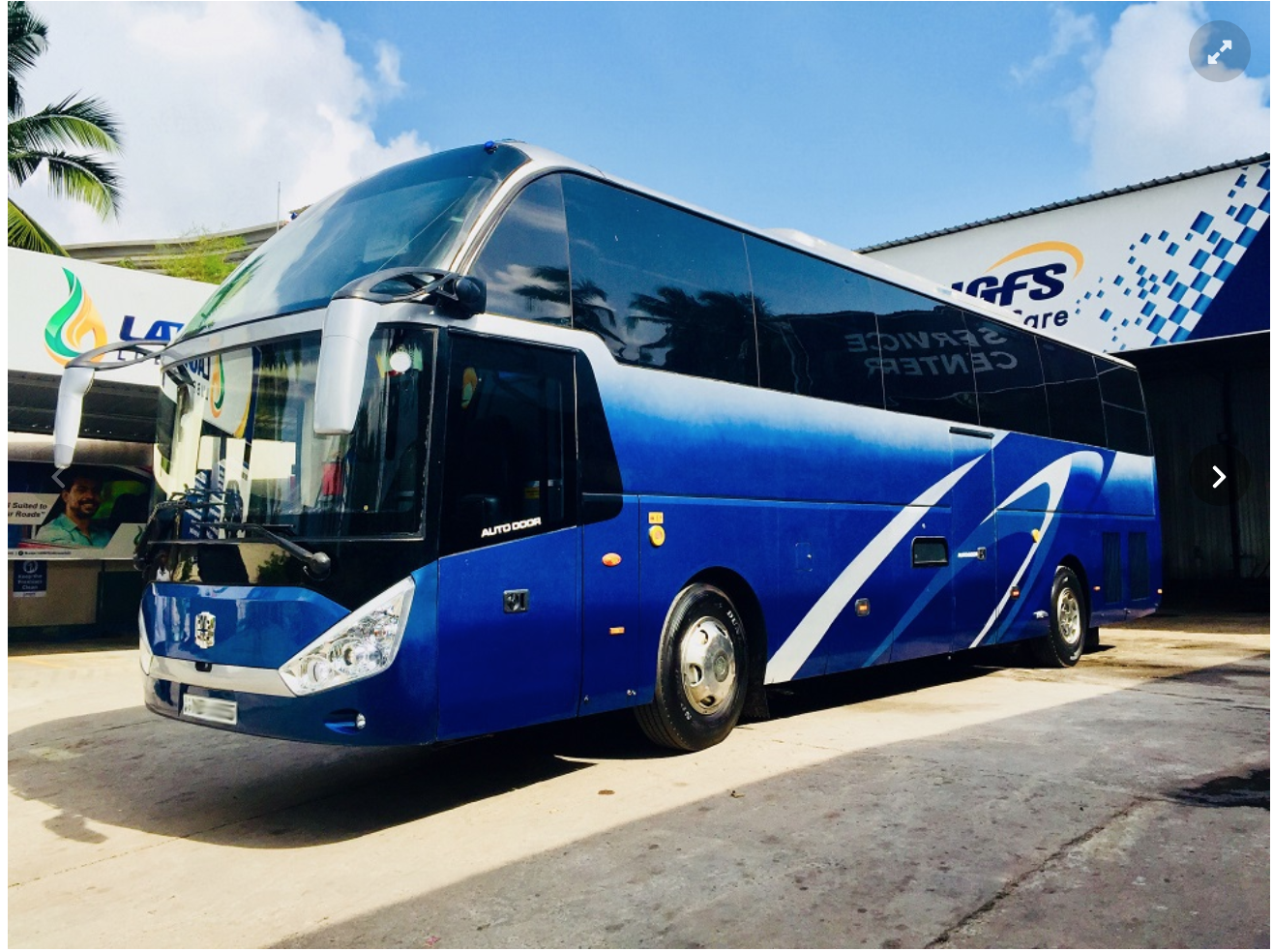 KG Tours interior — safe journeys